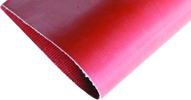 Czerwony silikonowy kompozytowy materiał z włókna szklanego, jednostronnie / podwójnie powlekany silikonem