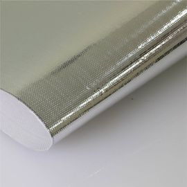 Odporna na płomienie aluminiowa tkanina szklana, tkanina z włókna szklanego z folii aluminiowej AL7628