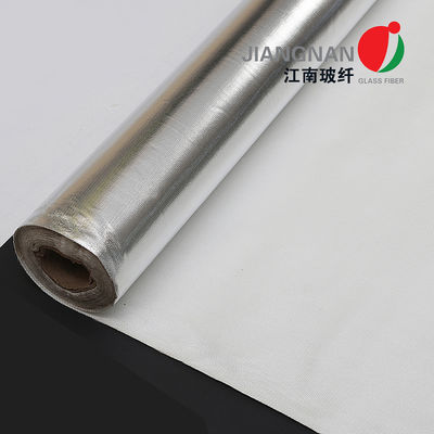Izolacja termiczna Srebrna aluminiowa tkanina z włókna szklanego ognioodporna
