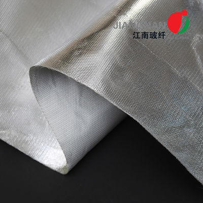 Tkanina z włókna szklanego laminowana folią aluminiową 0,4 mm 9 mikronów antykorozyjnych