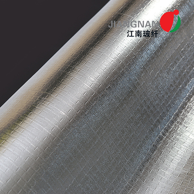 Tkanina z włókna szklanego laminowana folią aluminiową z wygładzoną powierzchnią jednostronną lub obustronną