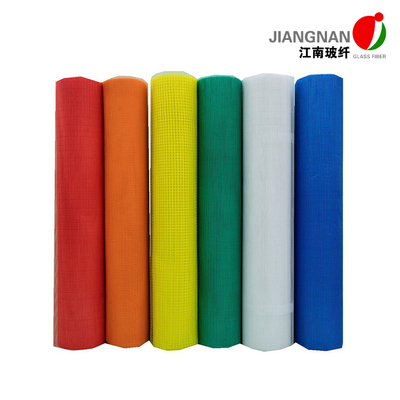 Wytrzymałe 4*4mm 5*5mm Fiberglass Mesh Leno Woven For Building wall