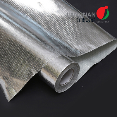 Włókno szklane laminowane folią aluminiową o temperaturze roboczej do 550 C Obróbka jednostronna lub obustronna