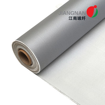 15 Oz Jednostronna powłoka silikonowa Gumowa silikonowa tkanina z włókna szklanego do kurtek izolacyjnych